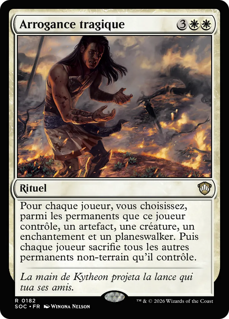 Arrogance tragique — Secrets of Strixhaven Commander — Magic: The Gathering