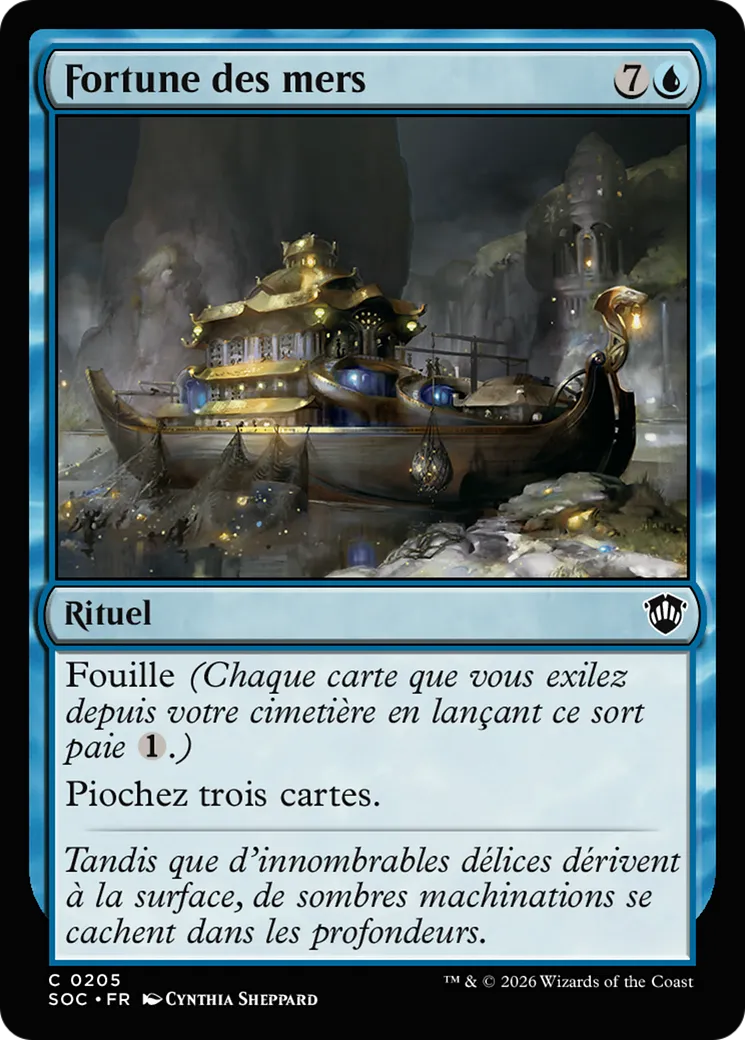 Fortune des mers — Secrets of Strixhaven Commander — Magic: The Gathering