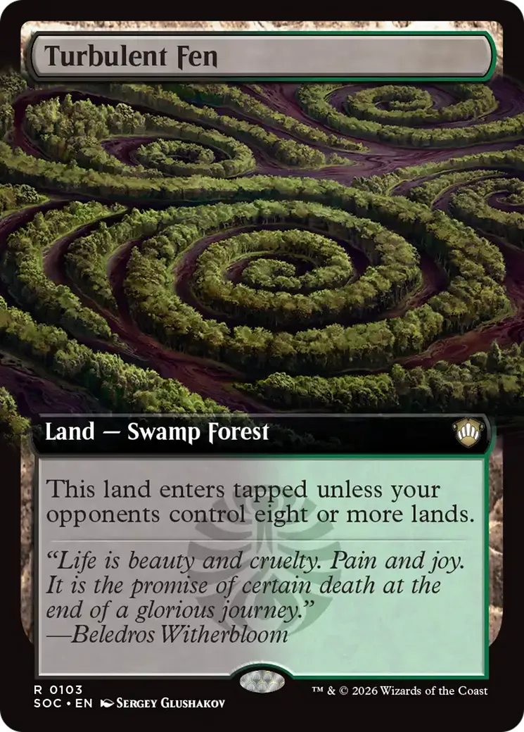 Turbulent Fen — Secrets of Strixhaven Commander — Magic: The Gathering