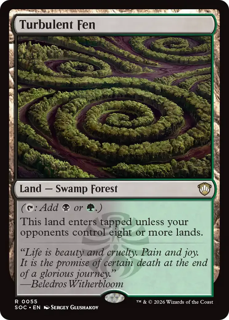 Turbulent Fen — Secrets of Strixhaven Commander — Magic: The Gathering