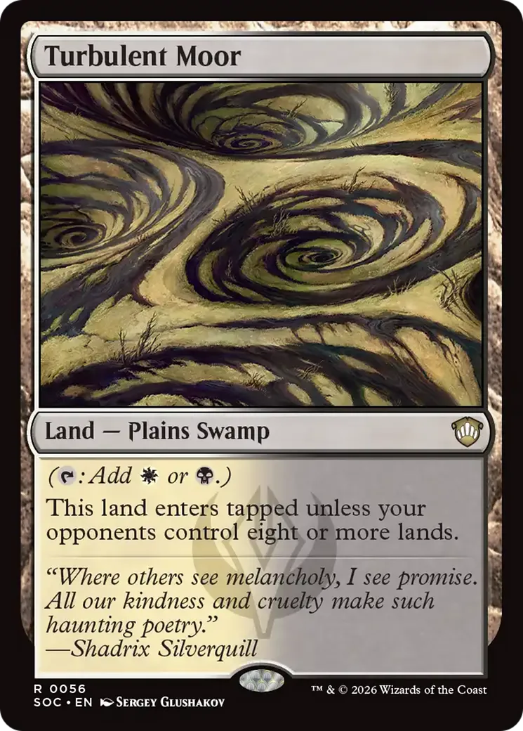 Turbulent Moor — Secrets of Strixhaven Commander — Magic: The Gathering