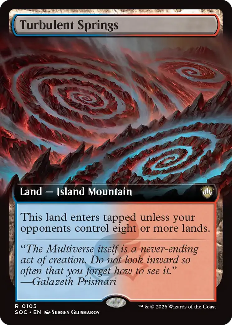 Turbulent Springs — Secrets of Strixhaven Commander — Magic: The Gathering