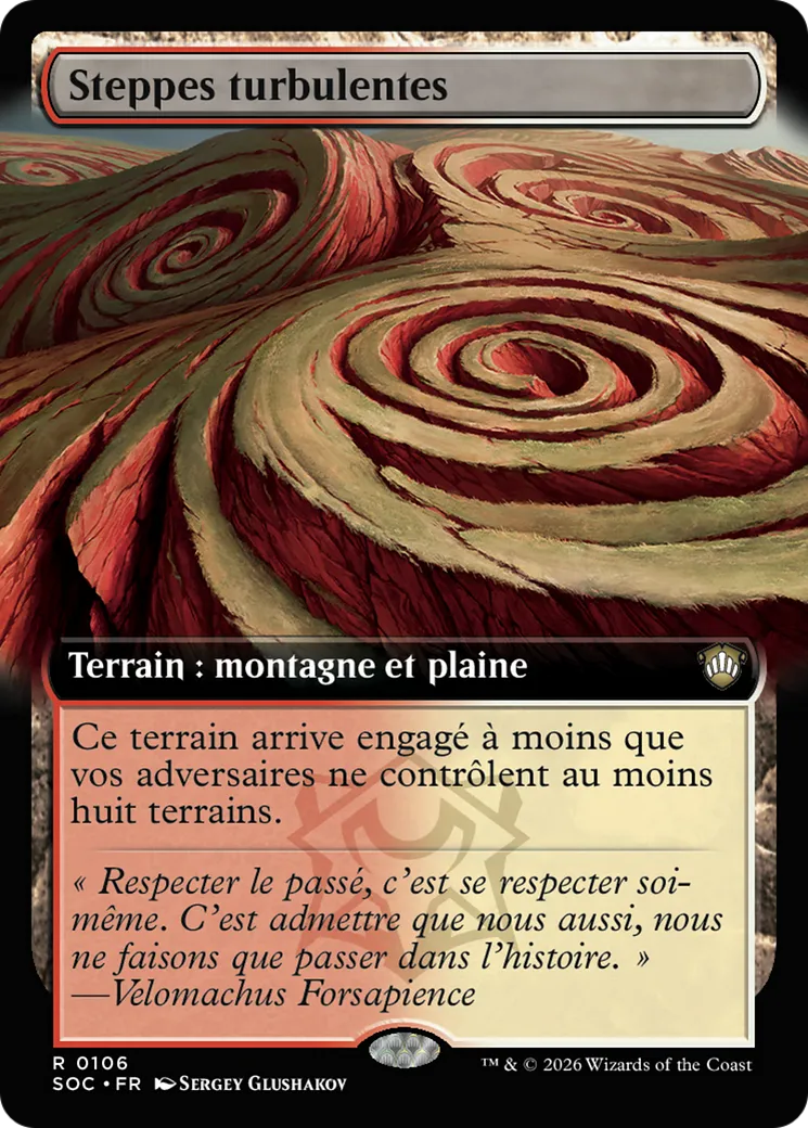 Steppes turbulentes — Secrets of Strixhaven Commander — Magic: The Gathering