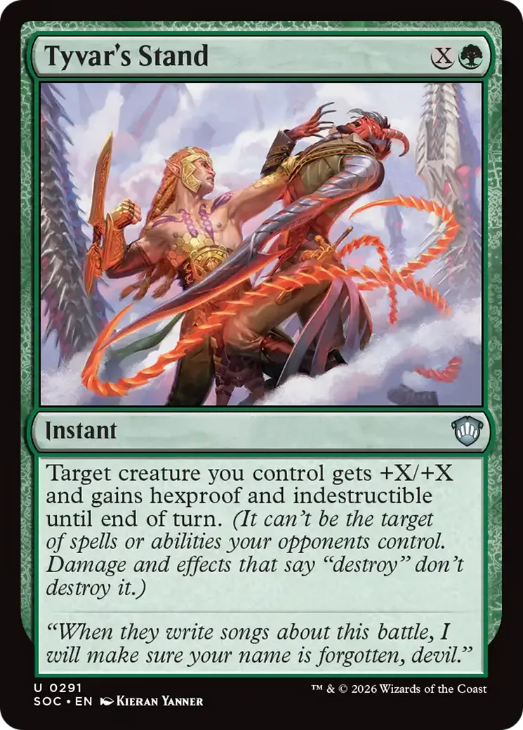 Tyvar's Stand — Secrets of Strixhaven Commander — Magic: The Gathering