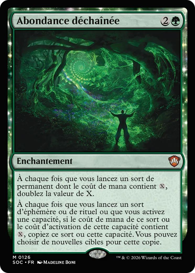 Abondance déchaînée — Secrets of Strixhaven Commander — Magic: The Gathering