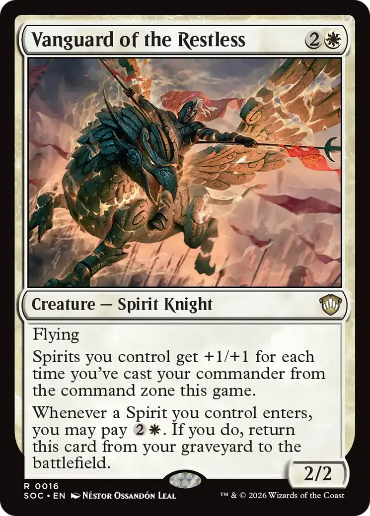 Vanguard of the Restless — Secrets of Strixhaven Commander — Magic: The Gathering