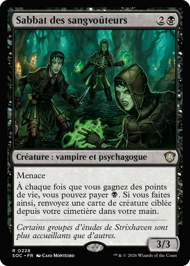 Sabbat des sangvoûteurs — Secrets of Strixhaven Commander — Magic: The Gathering