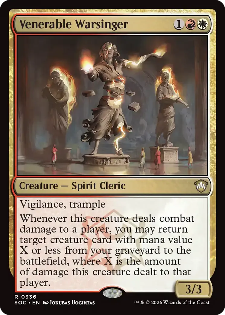 Venerable Warsinger — Secrets of Strixhaven Commander — Magic: The Gathering