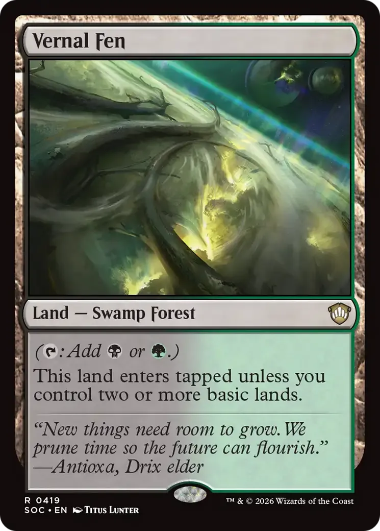 Vernal Fen — Secrets of Strixhaven Commander — Magic: The Gathering