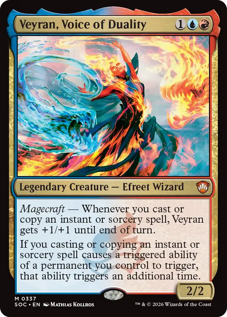Veyran, Voice of Duality — Secrets of Strixhaven Commander — Magic: The Gathering