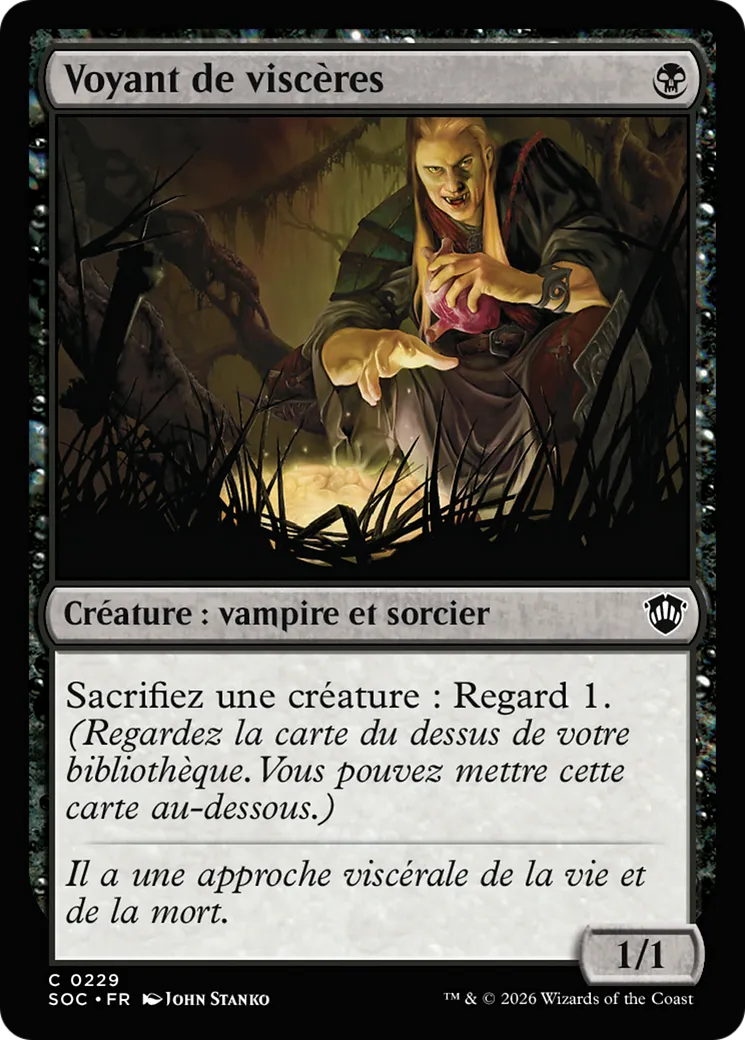 Voyant de viscères — Secrets of Strixhaven Commander — Magic: The Gathering