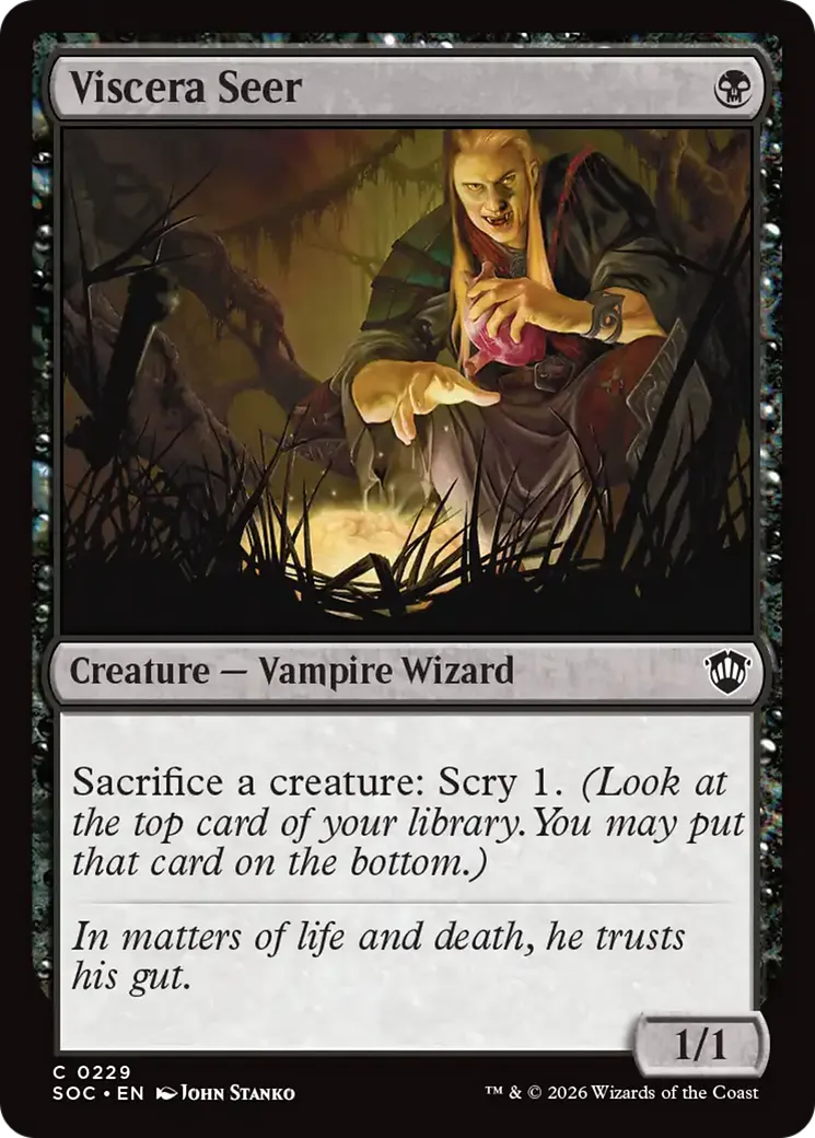 Viscera Seer — Secrets of Strixhaven Commander — Magic: The Gathering