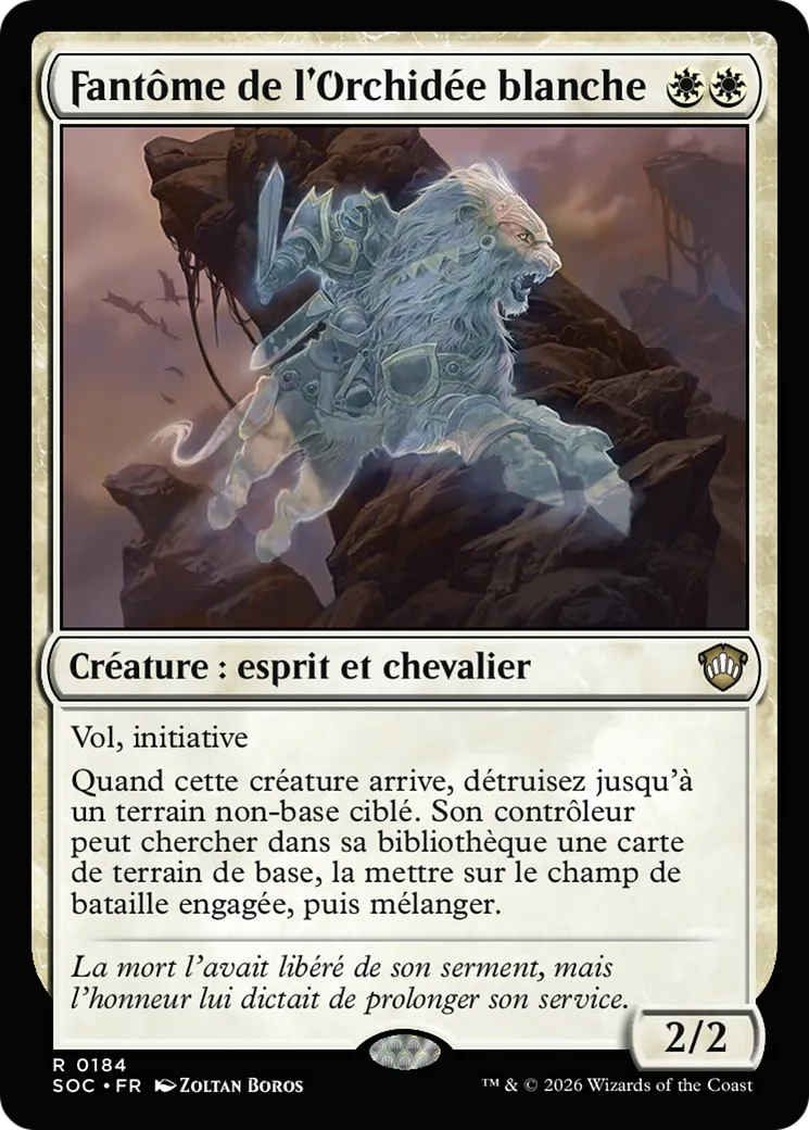 Fantôme de l'Orchidée blanche — Secrets of Strixhaven Commander — Magic: The Gathering