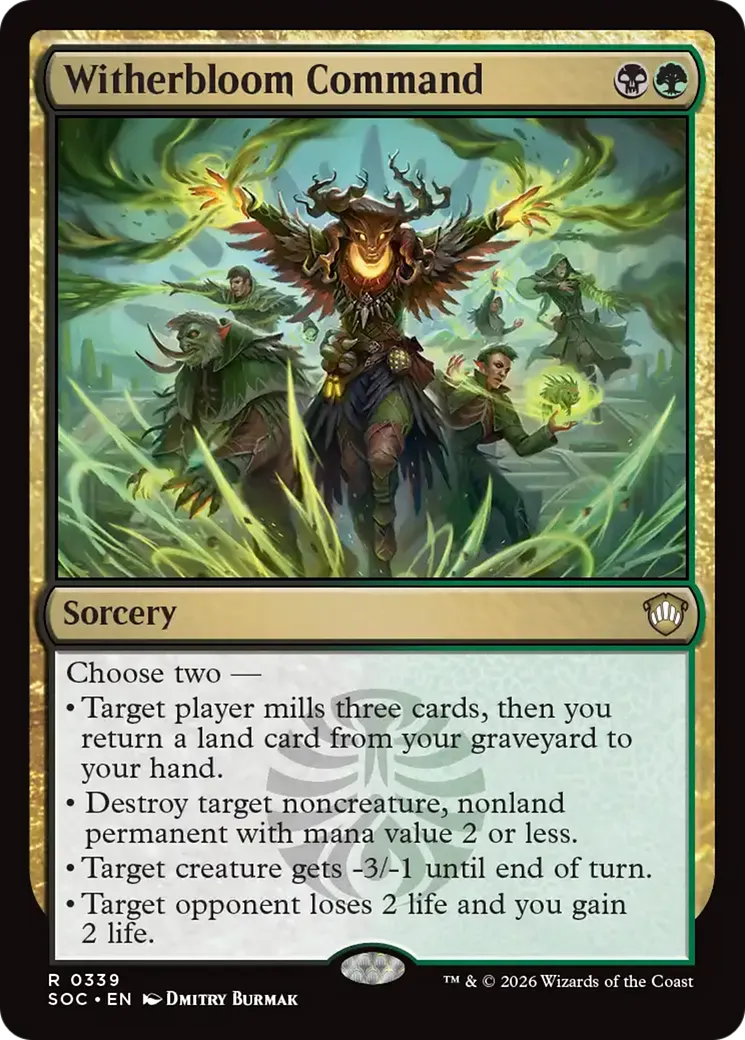 Witherbloom Command — Secrets of Strixhaven Commander — Magic: The Gathering