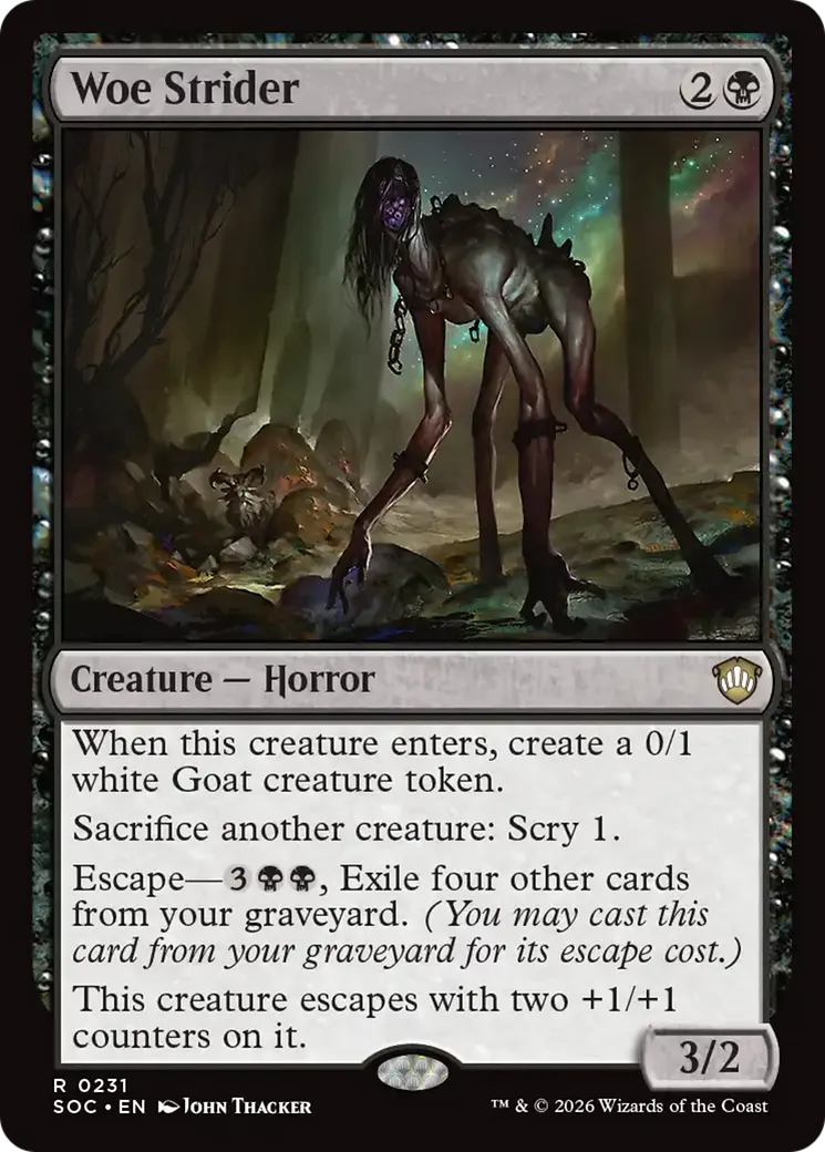 Woe Strider — Secrets of Strixhaven Commander — Magic: The Gathering
