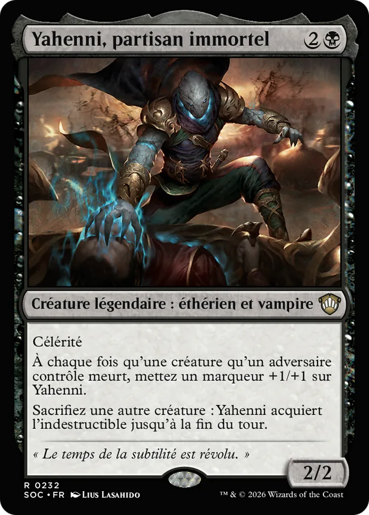 Yahenni, partisan immortel — Secrets of Strixhaven Commander — Magic: The Gathering