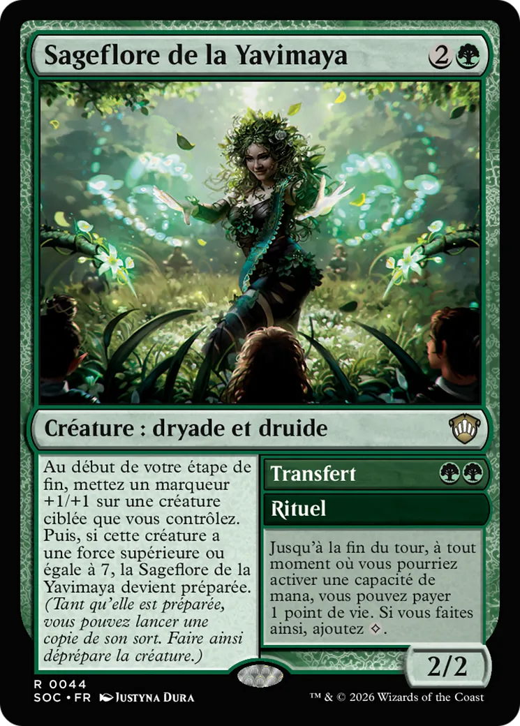 Sageflore de la Yavimaya // Channel — Secrets of Strixhaven Commander — Magic: The Gathering