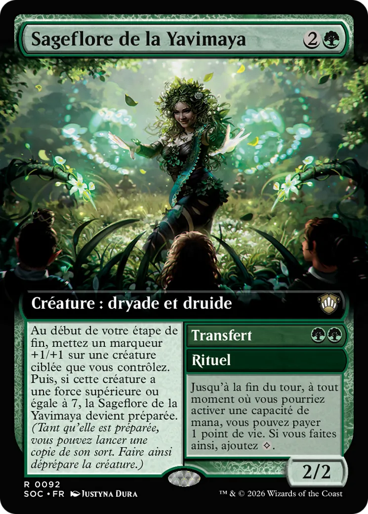 Sageflore de la Yavimaya // Channel — Secrets of Strixhaven Commander — Magic: The Gathering