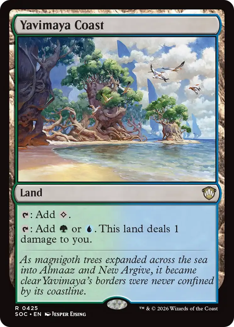 Yavimaya Coast — Secrets of Strixhaven Commander — Magic: The Gathering