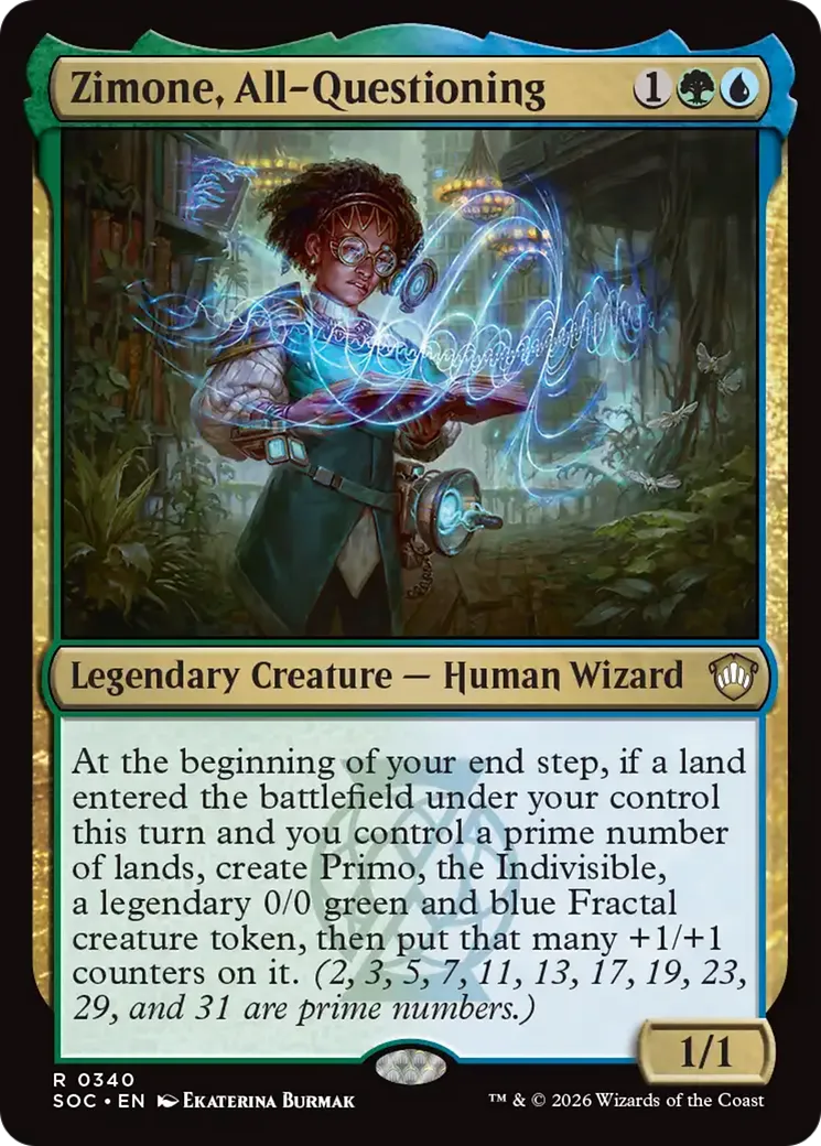 Zimone, All-Questioning — Secrets of Strixhaven Commander — Magic: The Gathering