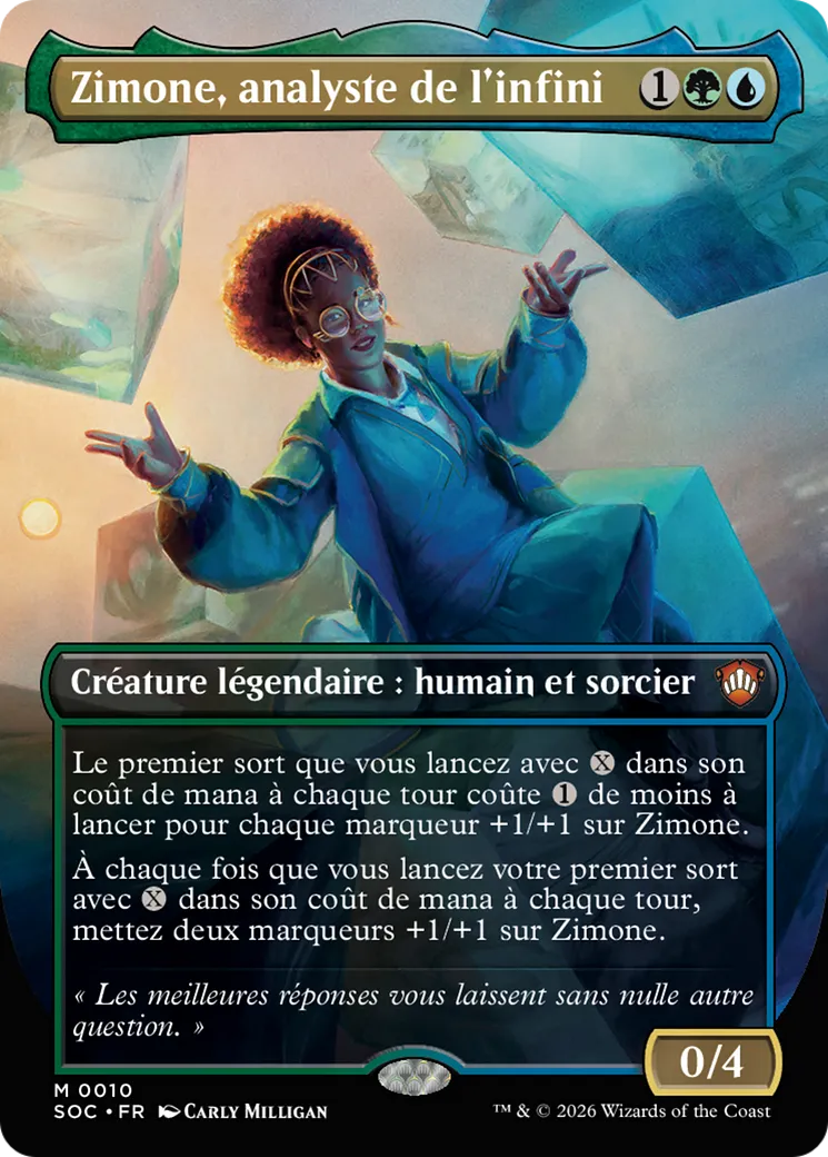 Zimone, analyste de l'infini — Secrets of Strixhaven Commander — Magic: The Gathering