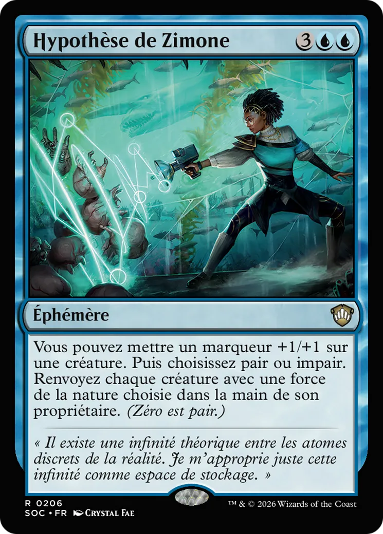 Hypothèse de Zimone — Secrets of Strixhaven Commander — Magic: The Gathering