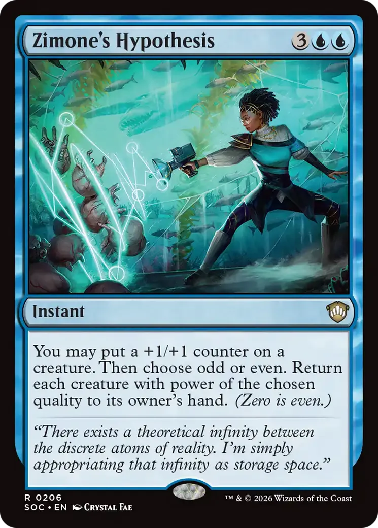 Zimone's Hypothesis — Secrets of Strixhaven Commander — Magic: The Gathering