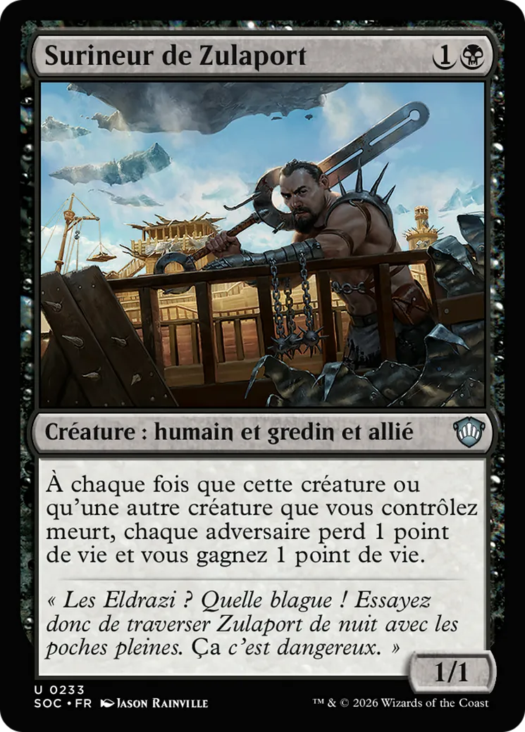 Surineur de Zulaport — Secrets of Strixhaven Commander — Magic: The Gathering