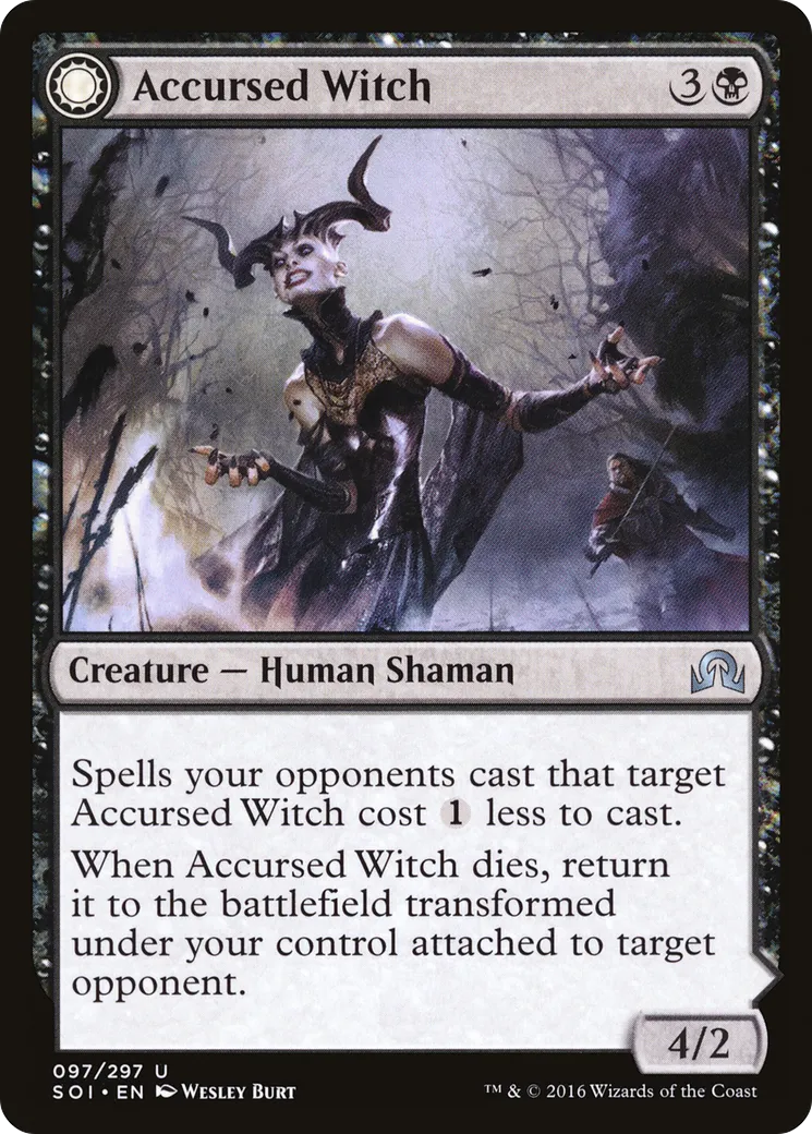 Accursed Witch // Infectious Curse — Shadows over Innistrad — Magic: The Gathering