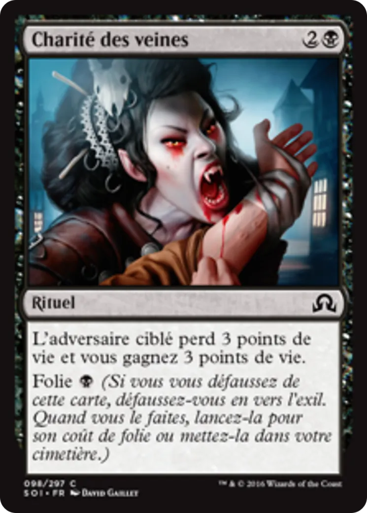 Charité des veines — Shadows over Innistrad — Magic: The Gathering