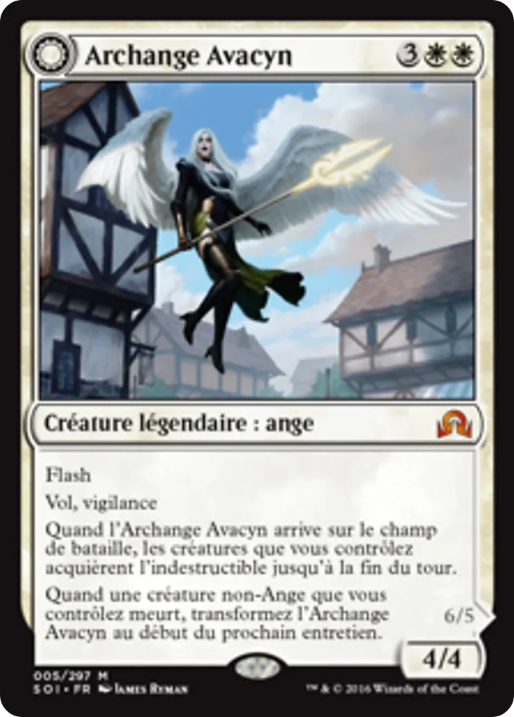 Archange Avacyn // Avacyn, la purificatrice — Shadows over Innistrad — Magic: The Gathering