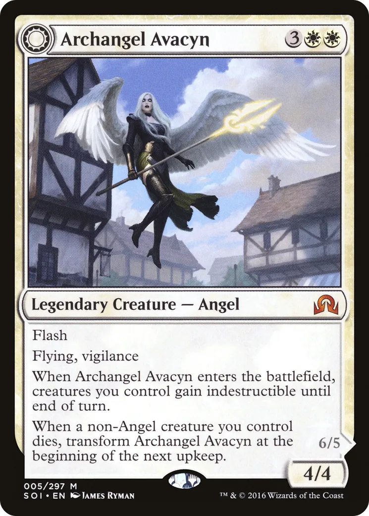 Archangel Avacyn // Avacyn, the Purifier — Shadows over Innistrad — Magic: The Gathering