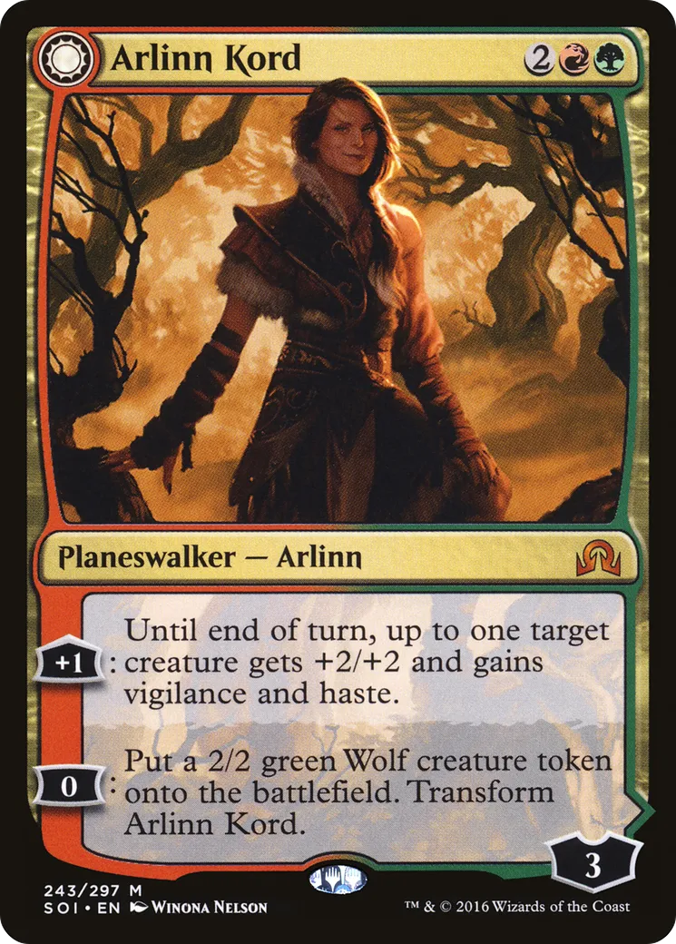 Arlinn Kord // Arlinn, étreinte par la lune — Shadows over Innistrad — Magic: The Gathering