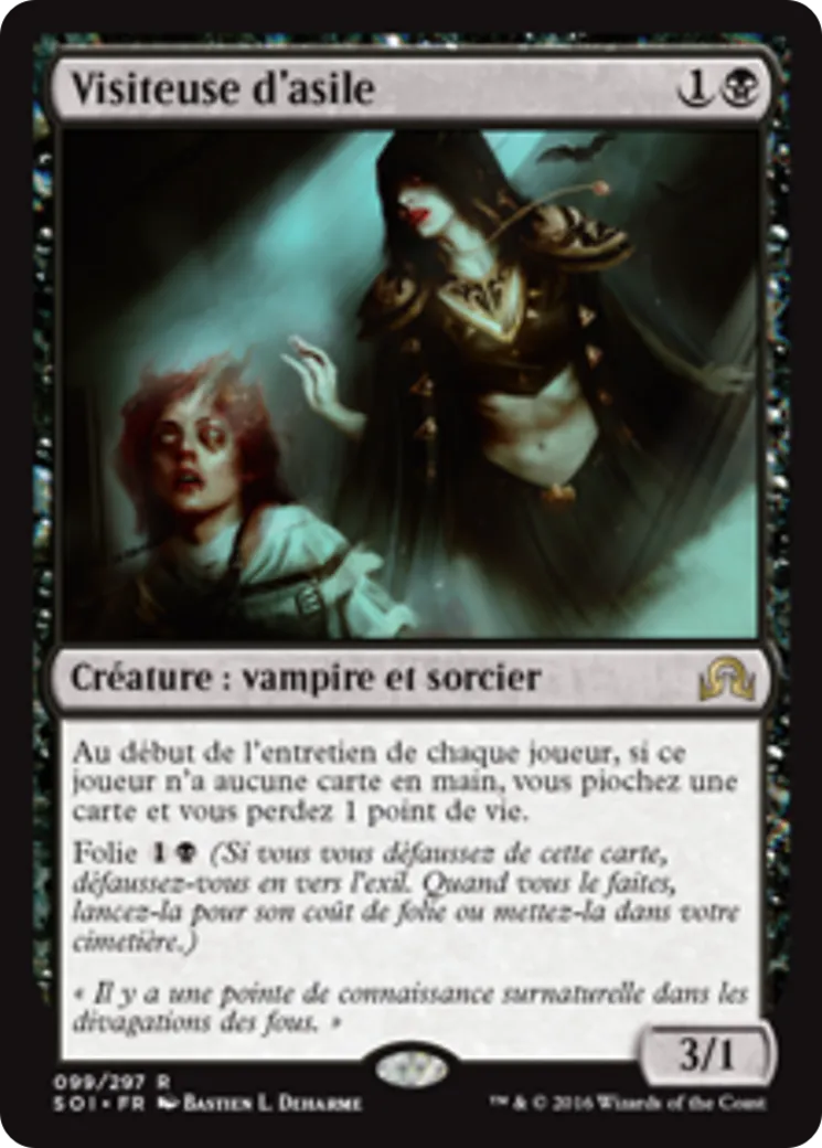 Visiteuse d'asile — Shadows over Innistrad — Magic: The Gathering