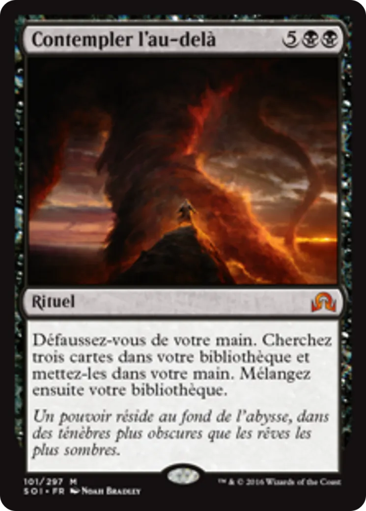 Contempler l'au-delà — Shadows over Innistrad — Magic: The Gathering