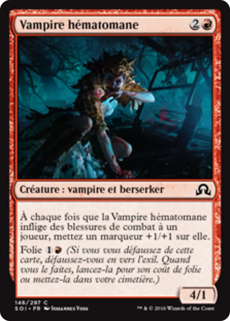 Vampire hématomane — Shadows over Innistrad — Magic: The Gathering