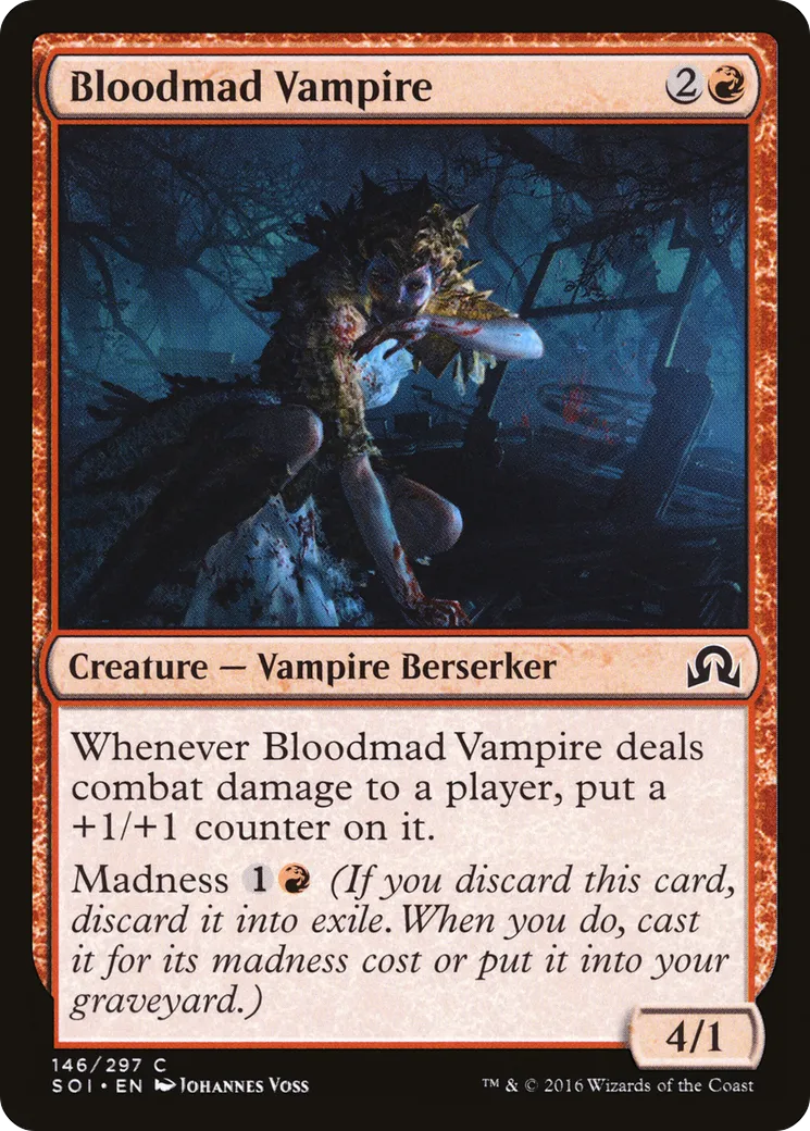 Bloodmad Vampire — Shadows over Innistrad — Magic: The Gathering