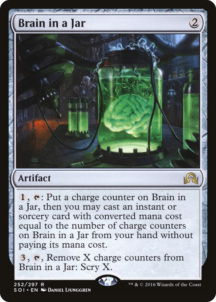 Brain in a Jar — Shadows over Innistrad — Magic: The Gathering