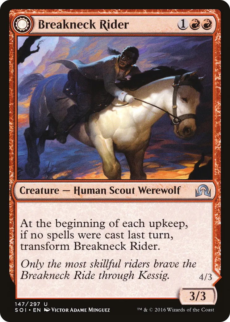 Breakneck Rider // Neck Breaker — Shadows over Innistrad — Magic: The Gathering