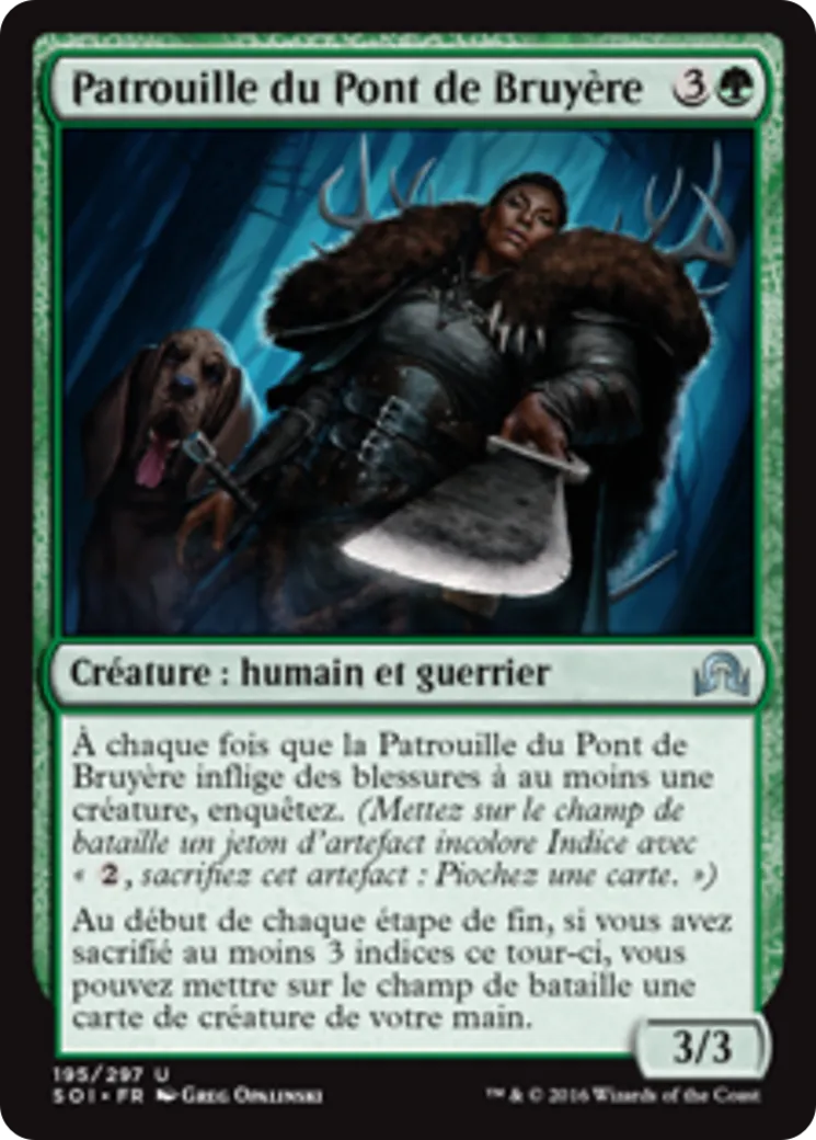 Patrouille du Pont de Bruyère — Shadows over Innistrad — Magic: The Gathering