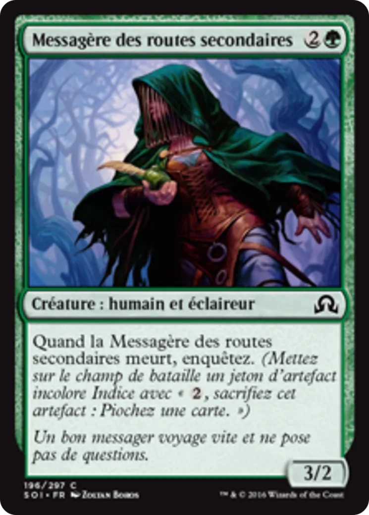 Messagère des routes secondaires — Shadows over Innistrad — Magic: The Gathering