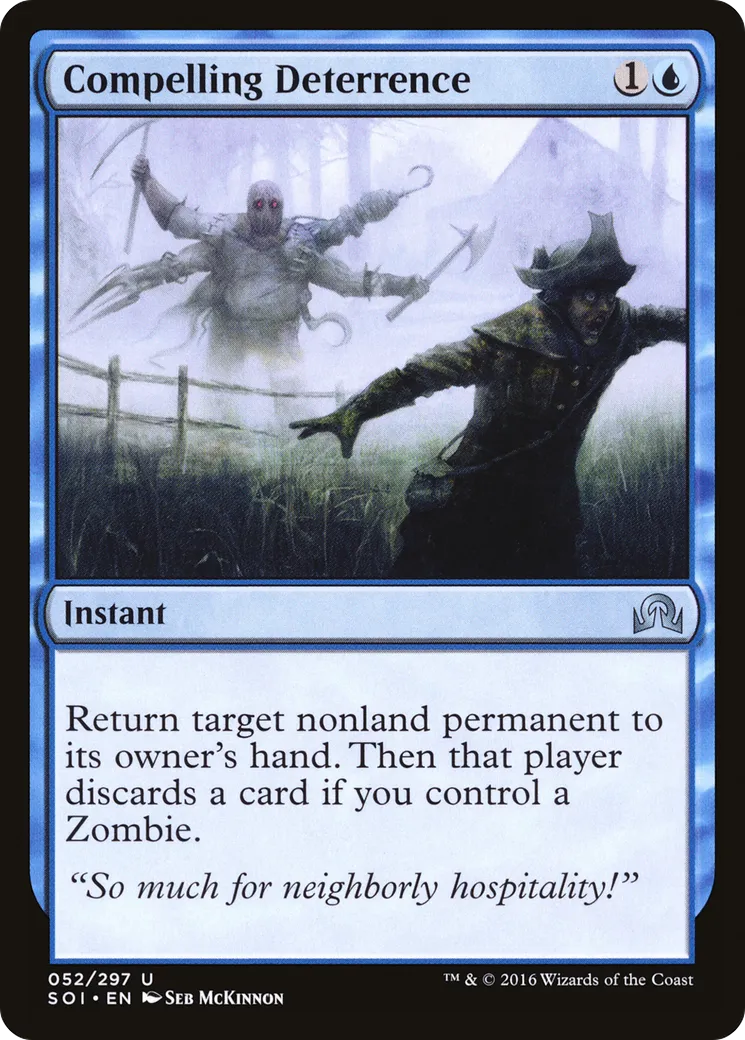 Compelling Deterrence — Shadows over Innistrad — Magic: The Gathering