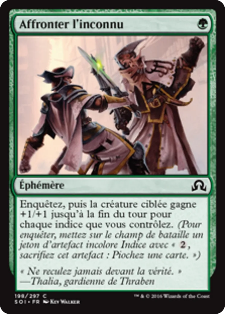 Affronter l'inconnu — Shadows over Innistrad — Magic: The Gathering