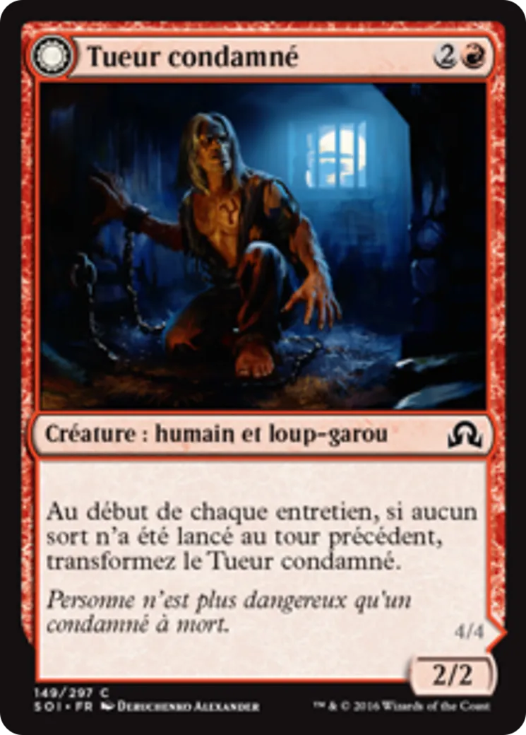 Tueur condamné // Hurleur marqué au fer — Shadows over Innistrad — Magic: The Gathering