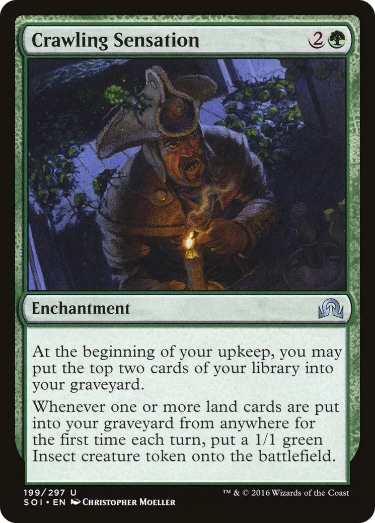 Crawling Sensation — Shadows over Innistrad — Magic: The Gathering