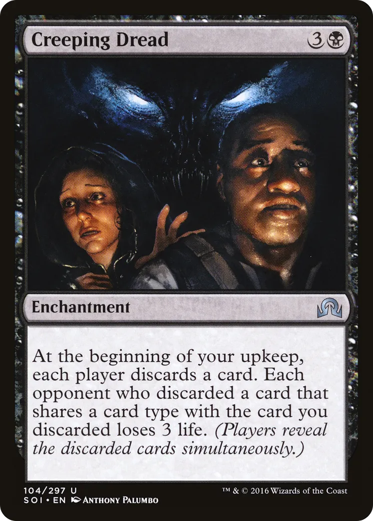 Creeping Dread — Shadows over Innistrad — Magic: The Gathering