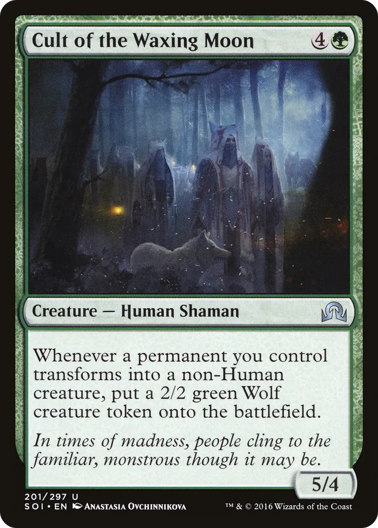 Cult of the Waxing Moon — Shadows over Innistrad — Magic: The Gathering