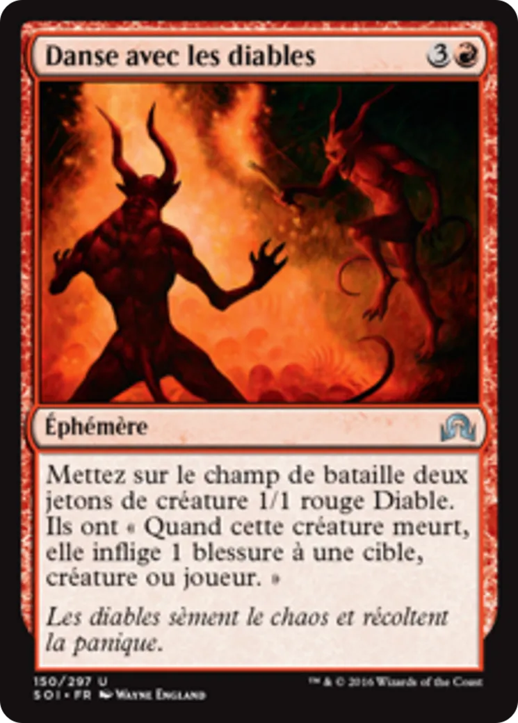 Danse avec les diables — Shadows over Innistrad — Magic: The Gathering