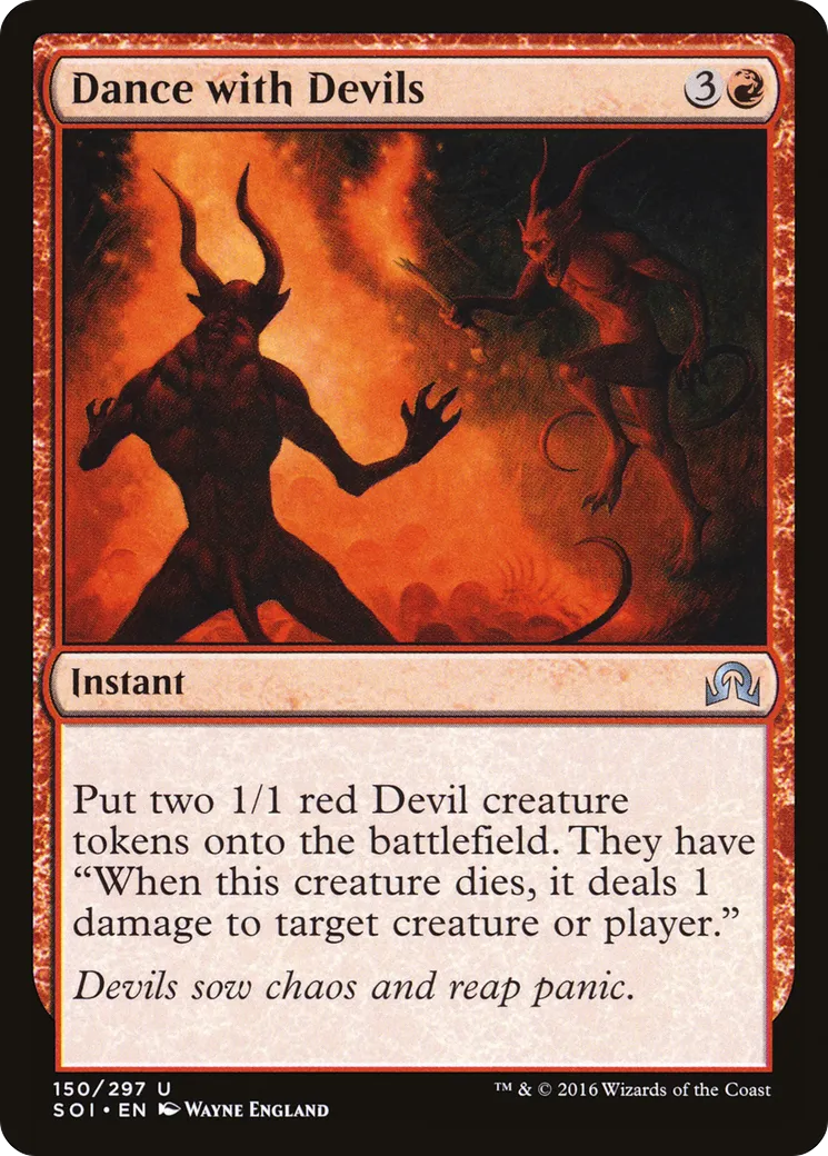 Danse avec les diables — Shadows over Innistrad — Magic: The Gathering