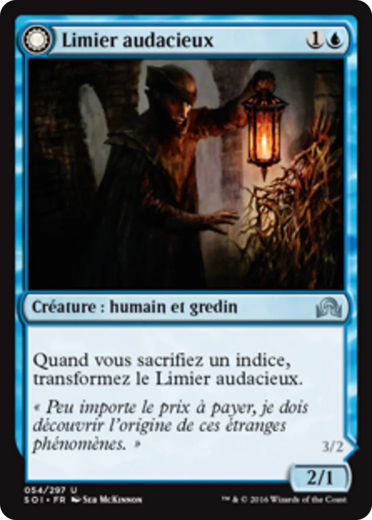 Limier audacieux // Porteur d'irrésistibles vérités — Shadows over Innistrad — Magic: The Gathering